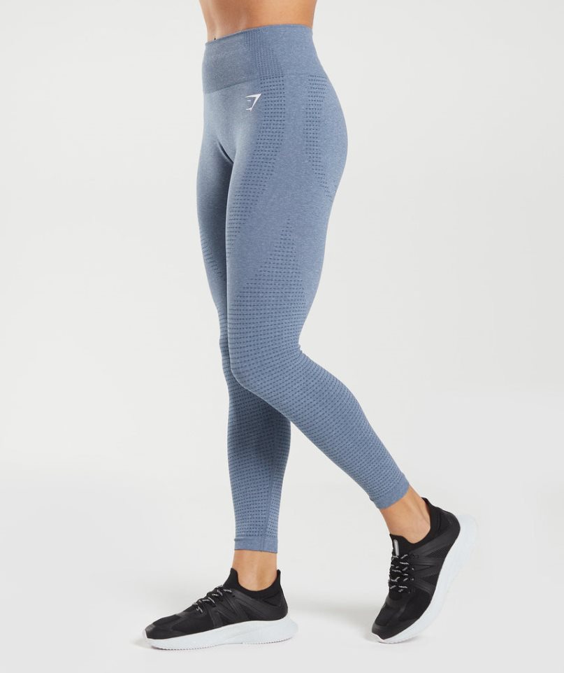 Women's Gymshark Vital Seamless 2.0 Leggings Blue | NZ 8RJMDA